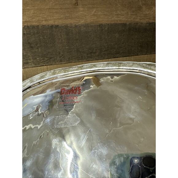 David's Cookies Snowman Family Metallic Ceramic Cookie Jar - Picture 7 of 7